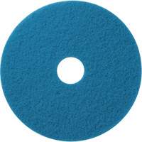 Floor Pads, 12", Cleaning/Scrubbing, Blue Superchem Industries