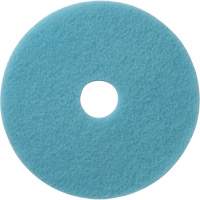 Luster Lite Floor Pads, 19", Burnishing, Light Blue Superchem Industries