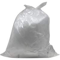 Industrial Garbage Bags, X-Strong, 26" W x 36" L, 1.2 mils, Clear, 45 L (12 Gal.) Capacity Superchem Industries
