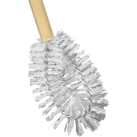 HD Toilet Brush with Wire Centre, 20" L, Polypropylene Bristles, Yellow Superchem Industries