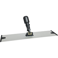 Support de vadrouille &agrave; &eacute;pousseter en microfibres &agrave; boucles et crochets, 18", Aluminium Superchem Industries