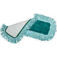 Tampon sec &agrave; frange, Style Boucles et crochets, Microfibre/Polyester, 18" lo x 5-3/4" la Superchem Industries