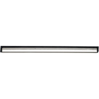 Window Squeegee Channel and Rubber, 12", Rubber, Stainless Steel Frame Superchem Industries