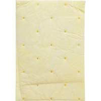 High Capacity Chemical Sorbent Pad, Hazmat, 14.5" x 9.25", 26.3 gal Absorbancy Superchem Industries