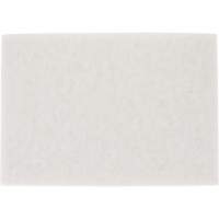 Tampon pour planchers TopLine Speed, 14" x 20", Lustrage/Nettoyage/Polissage, Blanc Superchem Industries