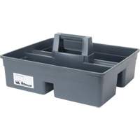 Tool Caddy, 6.75" x 11.75" x 4", Grey Superchem Industries