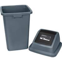 Garbage Can, Plastic, 26 US gal. Superchem Industries