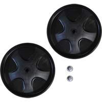 Roues de rechange avec capuchons &agrave; pression pour chariot &agrave; d&eacute;chets Superchem Industries