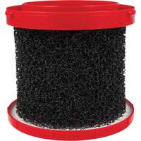 Wet Vacuum Filter, Foam, Fits 1.6 - 2.5 US gal. Superchem Industries