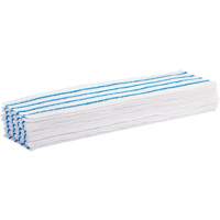 Disposable Mop Pad, Hook and Loop Style, Microfibre, 18" L x 4" W Superchem Industries
