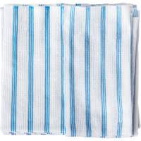 Disposable Single-Use Cloths, Microfibre, Blue/White Superchem Industries