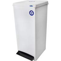 Foot Operated Waste Receptacle, Steel, 25 US gal. Superchem Industries