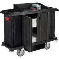 Executive Full-Size Housekeeping Cart with Doors Superchem Industries