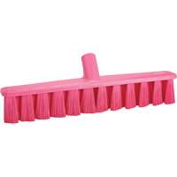 UST Push Broom, Medium Bristles, 15-1/4", Polyester, Pink Superchem Industries