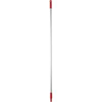 Basic Handle, Broom/Scraper/Squeegee, Red, Standard, 57" L Superchem Industries