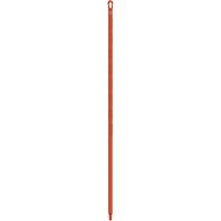Ultra Hygiene Handle, Broom/Brush/Pad Holder/Scraper/Squeegee, Red, Ergonomic, 67" L Superchem Industries