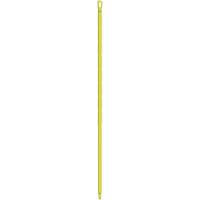 Ultra Hygiene Handle, Broom/Brush/Pad Holder/Scraper/Squeegee, Yellow, Ergonomic, 67" L Superchem Industries