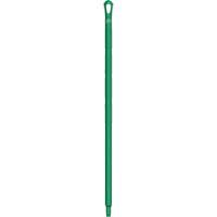 Ultra Hygiene Handle, Broom/Brush/Pad Holder/Scraper/Squeegee, Green, Standard, 40" L Superchem Industries