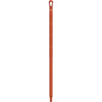 Ultra Hygiene Handle, Broom/Brush/Pad Holder/Scraper/Squeegee, Red, Standard, 40" L Superchem Industries
