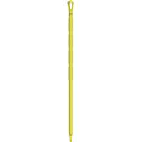 Ultra Hygiene Handle, Broom/Brush/Pad Holder/Scraper/Squeegee, Yellow, Standard, 40" L Superchem Industries