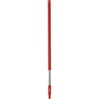 Handle, Broom/Brush/Pad Holder/Scraper/Squeegee, Red, Standard, 40" L Superchem Industries