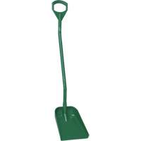 Ergonomic Small Blade Shovel, 50" Length, Plastic, Green Superchem Industries