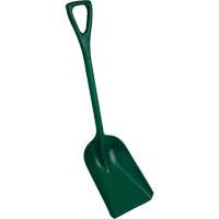 One-Piece Metal Detectable Shovel, 10" x 14" Blade, 37-1/2" Length, Plastic, Green Superchem Industries