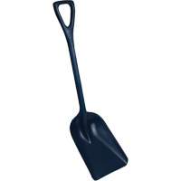 One-Piece Metal Detectable Shovel, 10" x 14" Blade, 37-1/2" Length, Plastic, Blue Superchem Industries