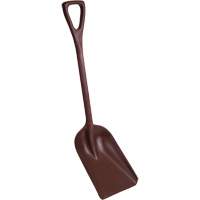 One-Piece Metal Detectable Shovel, 10" x 14" Blade, 37-1/2" Length, Plastic, Red Superchem Industries