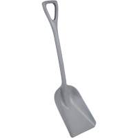 One-Piece Metal Detectable Shovel, 10" x 14" Blade, 37-1/2" Length, Plastic, Grey Superchem Industries