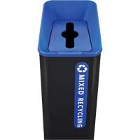 Sustain Mixed Recycling Container, Bulk, Plastic, 15 US gal. Superchem Industries