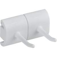 Double Hook Module for Hygienic Wall Bracket Superchem Industries