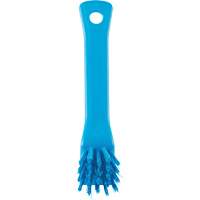 Brush with Scraping Edge, Stiff Bristles, 6" Long, Blue Superchem Industries