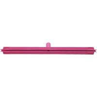 Double Blade Ultra Hygiene Floor Squeegee, 24", Pink Superchem Industries