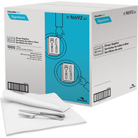 Pro Signature&reg; Dinner Napkins, 1 Ply, 15" x 15" Superchem Industries