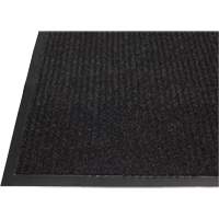 Tapis &agrave; nervures doubles, Essuie-pieds/grattoir, 3' x 5' x 1/4", Charbon Superchem Industries