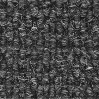 Tapis dentr&eacute;e Supreme Knob, Essuie-pieds/grattoir, 3-1/2' x 6' x 7/16", Charbon Superchem Industries