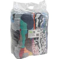 Recycled Material Wiping Rags, Cotton, Mix Colours, 25 lbs. Superchem Industries