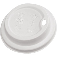Compostable White Dome Sip Lids Superchem Industries