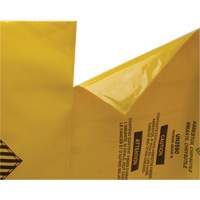 Doublures pour d&eacute;chets dangereux, Amiante, 40" lo x 26" la, 3 mils Superchem Industries