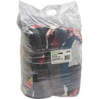 Recycled Material Wiping Rags, Fleece, Mix Colours, 25 lbs. Superchem Industries