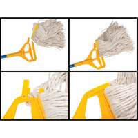 Handle with Clip, Fibreglass/Plastic, Open Gate Tip, 60" Length Superchem Industries