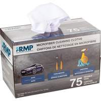 Washable Cleaning Cloths, Microfibre, White Superchem Industries