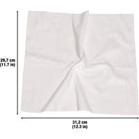 Washable Cleaning Cloths, Microfibre, White Superchem Industries