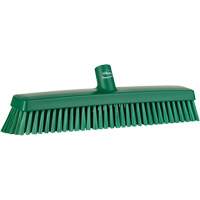 T&ecirc;te de balai-brosse, Crins Fin/Ferme, 16-1/2", Polyester/Polypropyl&egrave;ne, Vert Superchem Industries