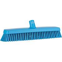 T&ecirc;te de balai-brosse, Crins Fin/Ferme, 16-1/2", Polyester/Polypropyl&egrave;ne, Bleu Superchem Industries