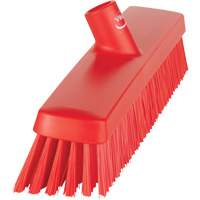 T&ecirc;te de balai-brosse, Crins Fin/Ferme, 16-1/2", Polyester/Polypropyl&egrave;ne, Rouge Superchem Industries