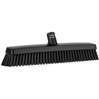 T&ecirc;te de balai-brosse, Crins Fin/Ferme, 16-1/2", Polyester/Polypropyl&egrave;ne, Noir Superchem Industries