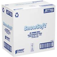 Snowsoft Deluxe Bathroom Tissue, Jumbo Roll, 2 Ply, White Superchem Industries