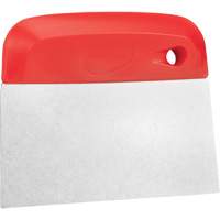 Coupe-p&acirc;te flexible en acier inoxydable, Rouge, 4-1/2" la x 5-3/4" lo Superchem Industries